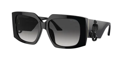 Jimmy Choo Eyewear Square Frame Sunglasses In Black