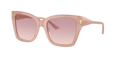 Jimmy Choo Woman Sunglass Jc5012 In Brown Gradient Violet