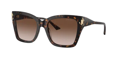 Jimmy Choo Woman Sunglass Jc5012 In Gradient Brown