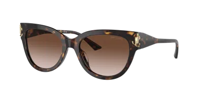 Jimmy Choo Woman Sunglass Jc5018u In Gradient Brown
