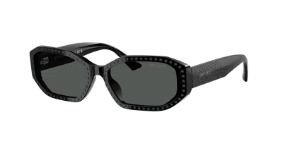 Jimmy Choo Woman Sunglass Jc5021bu In Dark Grey