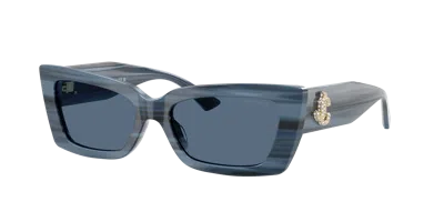 Jimmy Choo Woman Sunglass Jc5037bu In Dark Blue