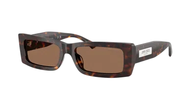 Jimmy Choo Woman Sunglass Jc5040u In Dark Brown