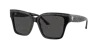 Jimmy Choo Glittery Acetate & Plastic Square Sunglasses In Dark Grey