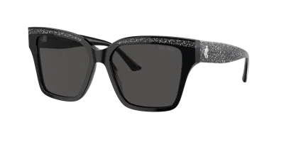 Jimmy Choo Woman Sunglass Jc5003 In Dark Grey