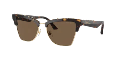 Jimmy Choo Woman Sunglasses Jc5014 In Dark Brown