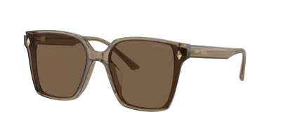 Jimmy Choo Woman Sunglass Jc5016d In Dark Brown