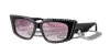 Jimmy Choo Woman Sunglass Jc5033b In Clear Gradient Fuchsia Mirror Silver
