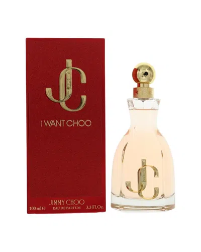 Jimmy Choo Women's 3.4oz I Want Choo Edp Spray In Transparent