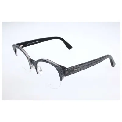 Jimmy Choo Women's 47mm Black Glitter Black Opticals