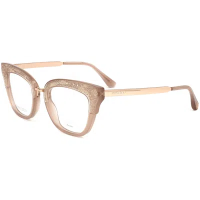 Jimmy Choo Women's 49 Mm Eyeglasses In Brown