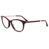 Jimmy Choo Women's 52 Mm Eyeglasses