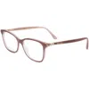 Jimmy Choo Women's 53 Mm Eyeglasses In Pink