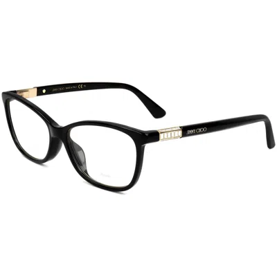 Jimmy Choo Women's 53 Mm Eyeglasses In Black