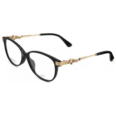 Jimmy Choo Women's 53 Mm Eyeglasses In Black