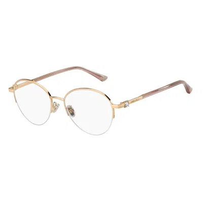 Jimmy Choo Women's 54 Mm Opticals In Gold