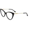 Jimmy Choo Women's 55 Mm Eyeglasses In Black