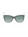 Jimmy Choo Women's 55mm Cat-eye Sunglasses In Green