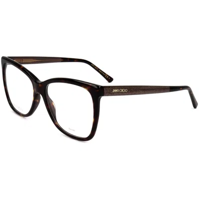 Jimmy Choo Women's 55mm Havana Opticals In Brown