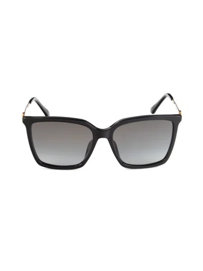 Jimmy Choo Women's Totta 56mm Square Sunglasses In Black