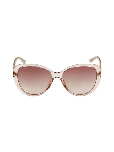 Jimmy Choo Women's 57mm Oval Sunglasses In Pink