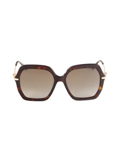 Jimmy Choo Women's 57mm Square Sunglasses In Brown