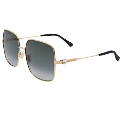 Jimmy Choo Women's 58 Mm Grey Sunglasses In Black