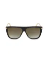 Jimmy Choo Women's 58mm Oval Sunglasses In Black