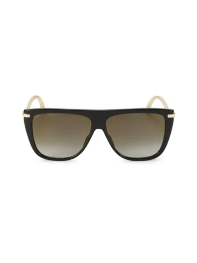 Jimmy Choo Women's 58mm Oval Sunglasses In Black