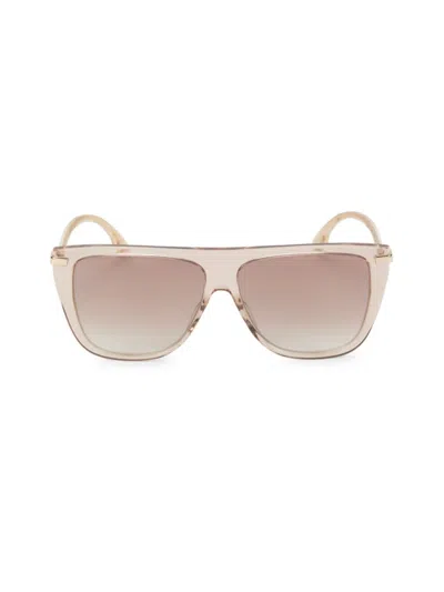 Jimmy Choo Women's 58mm Oval Sunglasses In Gold