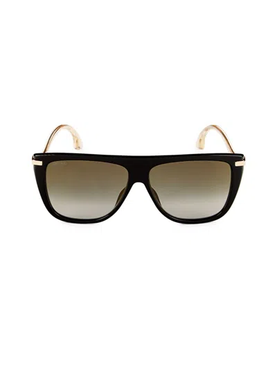 Jimmy Choo Women's 58mm Square Sunglasses In Black Gold