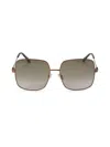 Jimmy Choo Women's 58mm Square Sunglasses In Brown