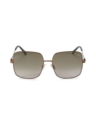 Jimmy Choo Women's 58mm Square Sunglasses In Brown