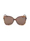 Jimmy Choo Women's 59mm Butterfly Sunglasses In Burgundy