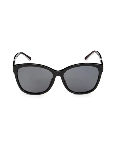 Jimmy Choo Women's 59mm Rectangle Sunglasses In Black