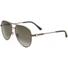 Jimmy Choo Brown Metal Sunglasses