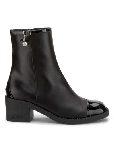 Jimmy Choo Woman Ankle Boots Black Size 8.5 Leather