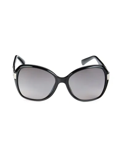 Jimmy Choo Women's Alana 57mm Round Sunglasses In Black