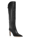Jimmy Choo Tempe Knee-high Leather Boots In Black