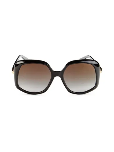 Jimmy Choo Women's Amada 56mm Square Sunglasses In Brown