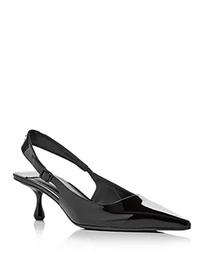 JIMMY CHOO WOMEN'S AMEL 50 SLINGBACK KITTEN HEEL PUMP