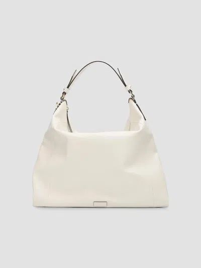 Jimmy Choo Women's Ana Leather Hobo Bag In Latte Light Gold