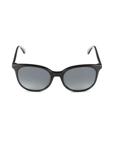 Jimmy Choo Women's Andria 51mm Oval Sunglasses In Black