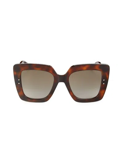 Jimmy Choo Women's Auri 55mm Square Sunglasses In Brown