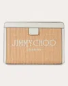 Jimmy Choo Women's Avenue Pouch In Natural/latte