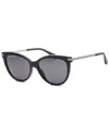 Jimmy Choo Black Haircalf Sunglasses In Black