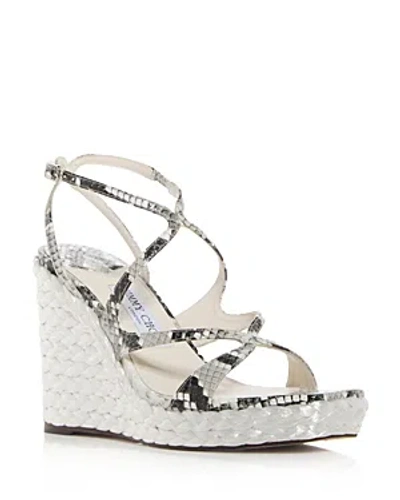 Jimmy Choo Women's Ayla 110 Wedge Espadrille Sandals In Multi