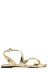 Jimmy Choo Sandales En Cuir Ayla In Gold