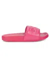 JIMMY CHOO WOMEN'S AZAR LEATHER POOL SLIDES