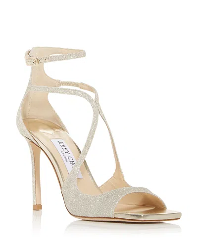 JIMMY CHOO WOMEN'S AZIA 95 STRAPPY HIGH HEEL SANDALS
